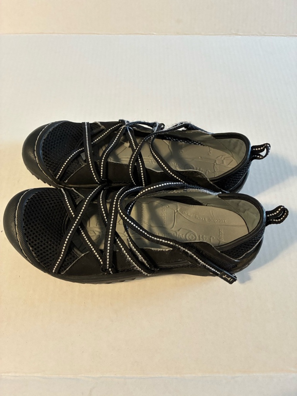 Jambu JBU Genesis Black Sneaker Sandals Women’s size 7 - Picture 3 of 7